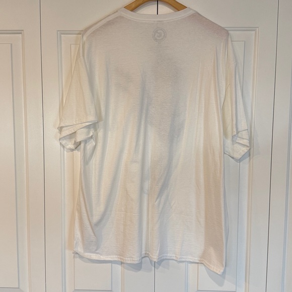 Jimmy Page From Led Zeppelin White Graphic T-Shirt with Musician Print - Picture 4 of 6